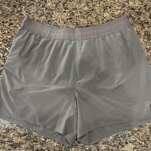 Gray/Brown Athletic Shorts